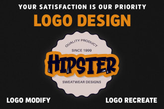 recreate, modify, edit and fix logo design in 24 hours