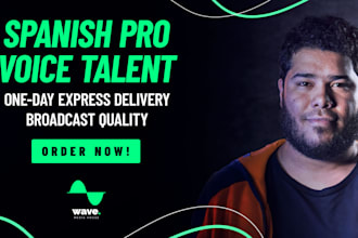 record a spanish voiceover for any project