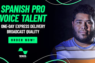 record a spanish voiceover for a youtube video