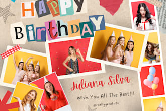 design a photo collage for you and your family