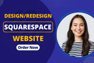 develop squarespace website, design or redesign squarespace website
