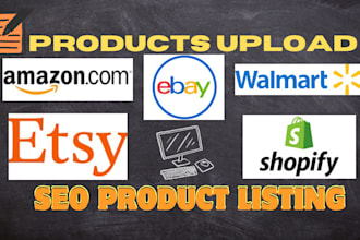 add product listing to shopify amazon etsy and woocommerce upload