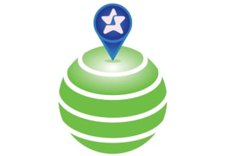 design eco cloud data, software, apps logo for IT company