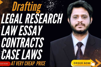 do legal drafting, legal research, case laws, law contracts
