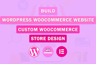 set up wordpress woocommerce online store and ecommerce website design