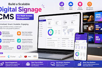 build a scalable digital signage cms for multi screen management