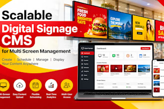 build a scalable digital signage cms for multi screen management