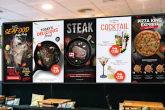 do digital menu board design