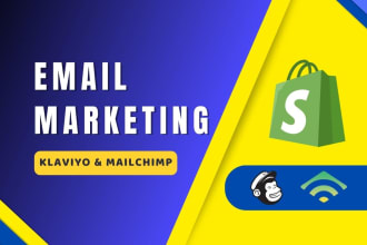 do shopify email marketing with mailchimp or klaviyo marketing