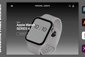 enhance your UI UX, landing page, homepage designs in 24 hours
