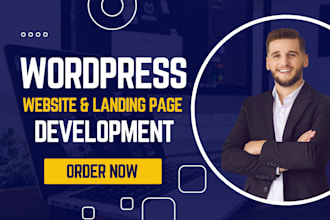 create a responsive wordpress landing page with elementor