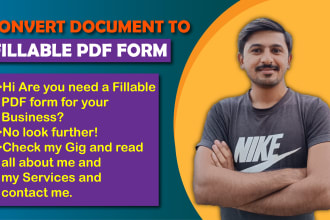 design fillable PDF form