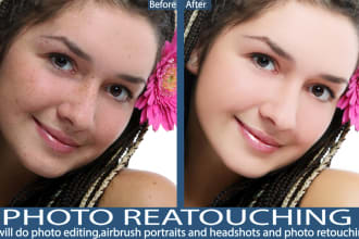 enhance,airbrushing,photo editing and headshot retouching