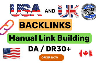build dr40 plus uk usa backlinks high quality blog forums links dofollow manual