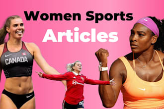 write exciting womens sports articles