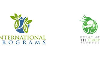 do landscape lawn care natural modern custom logo design