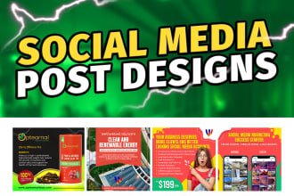 create professional social media posts