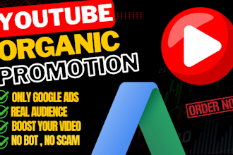 do youtube organic marketing and organic promotion