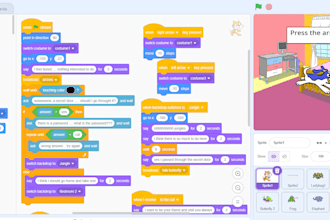 teach kids programing using scratch language