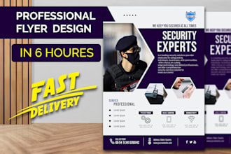 design corporate flyer, in 6 hours