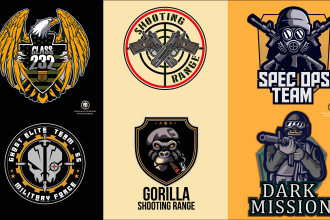 create an army logo and military patch