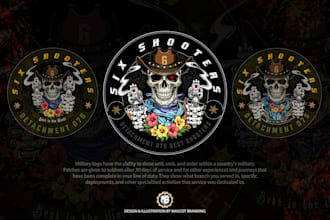 create an army logo and military patch