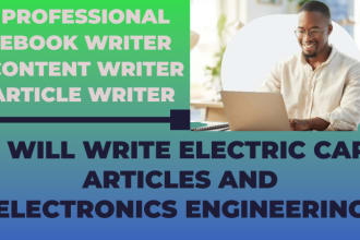 write electric car articles automotive blog and electronics engineering