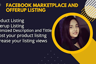 do post your products on offerup and facebook marketplace