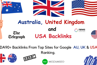 do high da uk, usa and australia seo backlinks for google ranking