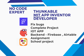 an application build on mit app inventor and thunkable 24 hours
