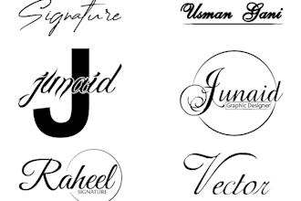 design handwriting, scripted, signature, cursive your logo