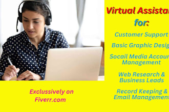 be ur virtual assistant for research, marketing and admin task