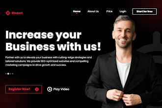 build wordpress website design as your front end developer