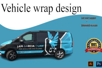 make creative vehicle wrap design for your car and van