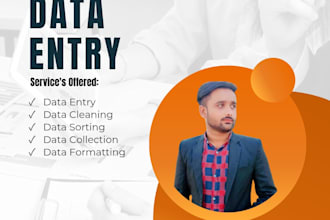 do data entry, data collection, cleaning, sorting