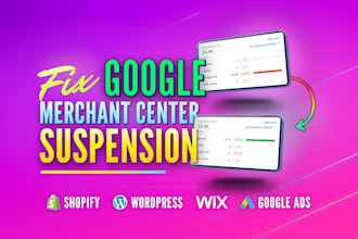 fix google merchant center suspension and misrepresentation