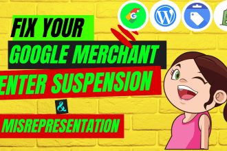 fix google merchant center suspension