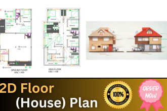 draw architectural 2d plan from pdf, sketch into autocad, chief architect