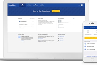 create a professional docusign template