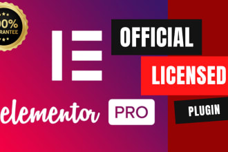 install official elementor pro plugin genuine license auto updatable