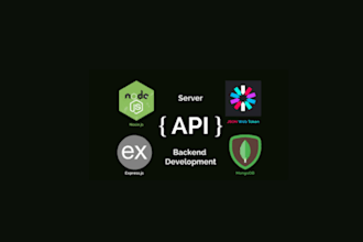 develop restful node js and backend web API