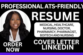 create a standout healthcare resume, therapy, medical, nursing, doctor cv