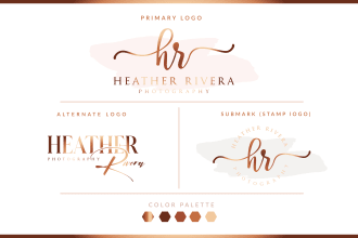 create an elegant luxury or feminine logo design within 12 hours