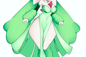 draw your  anthro furry fursona pokemon character