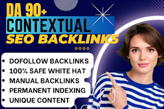 build high quality SEO contextual backlinks with high da authority link building