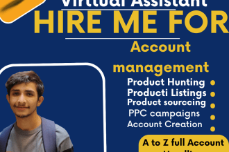 be virtual assistant amazon product hunting and product research