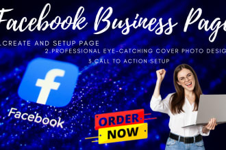 create and setup facebook page, instagram and cover photo design