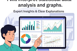 interpret statistical data analysis, table and graphs