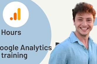 provide you 4 hours training on google analytics 4