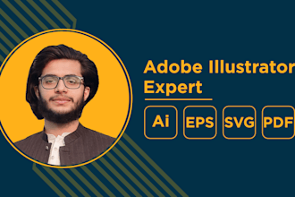 do any adobe illustrator work in ai, eps, and svg